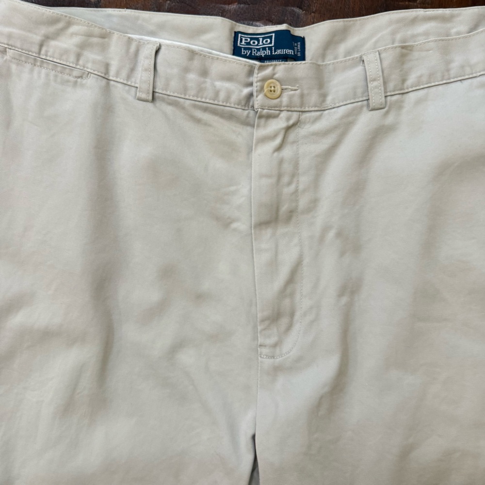 Polo Ralph Lauren Prospect Flat Front Men Shorts in Classic Stone W 42 - Picture 5 of 14